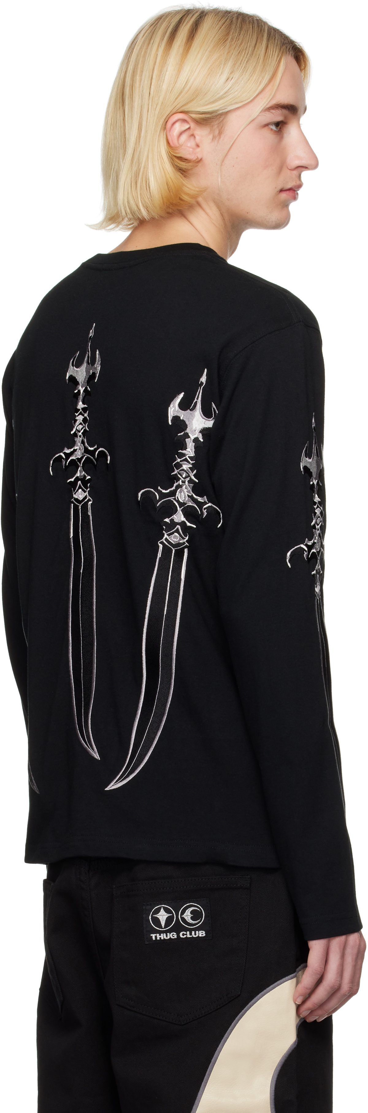 Thug Club White Sword Sleeve T-shirt Thug Club