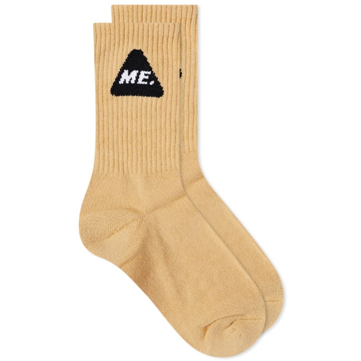 Photo: Melody Ehsani Women's ME. Pyramid Sock in Oat Latte