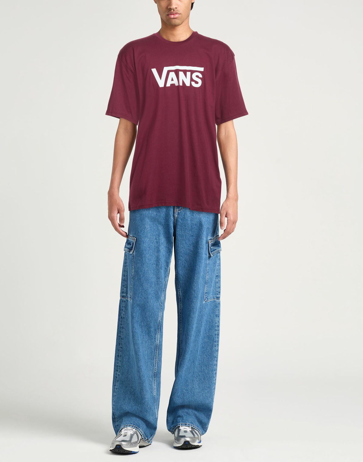 Vans Mens T-shirt Burgundy