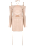 ANDREADAMO - Knit Ribbed Mini Dress