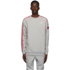 adidas Originals Grey adiColor 3D Trefoil Crewneck Sweater