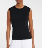 Róhe Ribbed-knit cotton-blend tank top