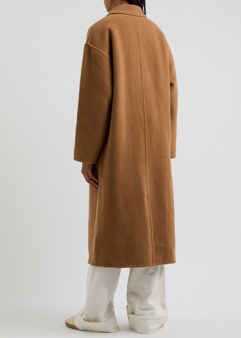 Rag & Bone Thea Double-breasted Wool-blend Coat Camel Rag and Bone