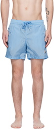 Moncler Blue Patch Swim Shorts