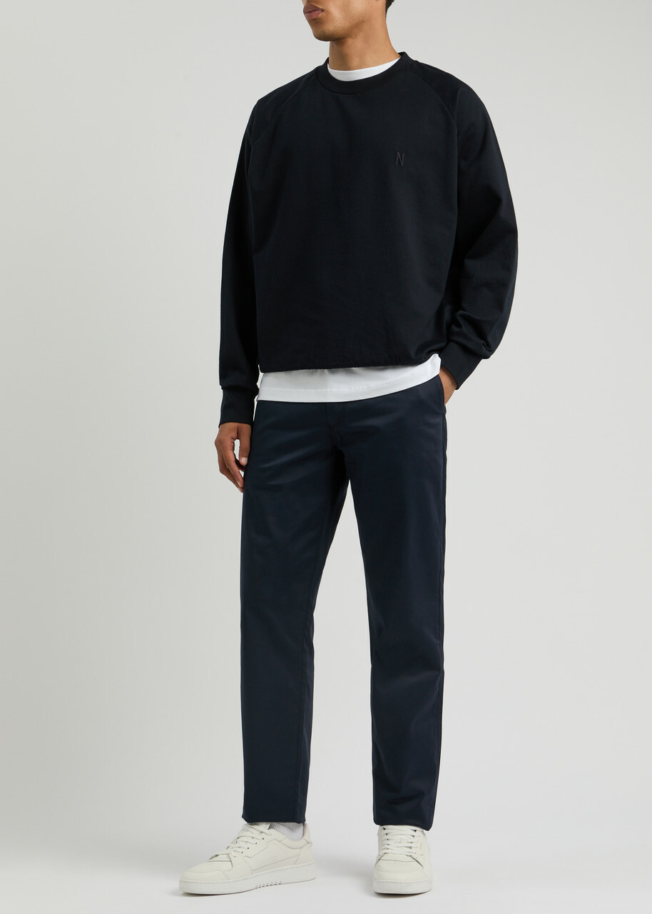Rag & Bone Standard Cotton-blend Chinos Navy