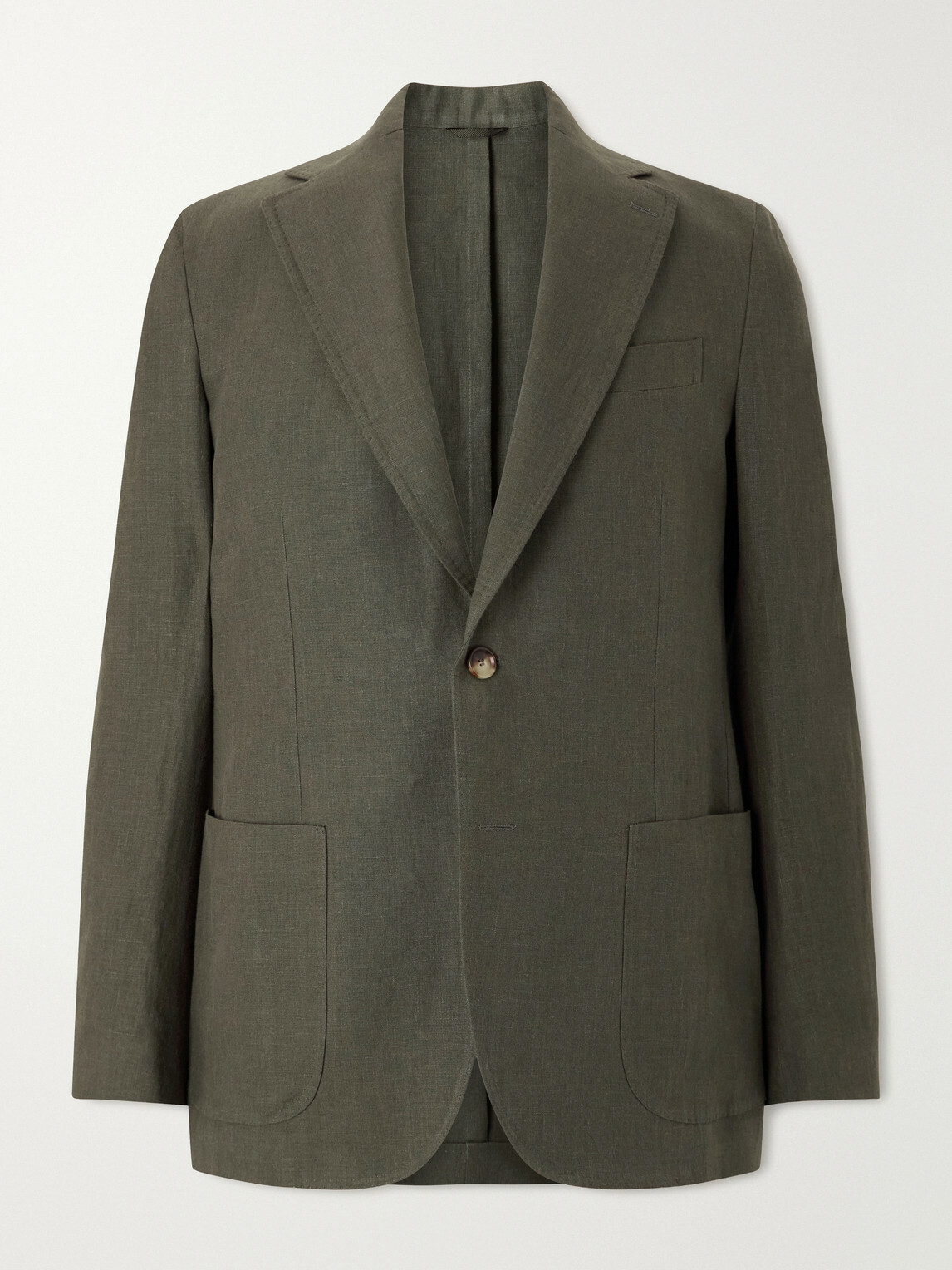 De Petrillo - Linen Blazer - Green