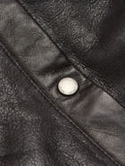 NN07 - Atkinson 8173 Shearling Bomber Jacket - Black