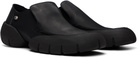 Diesel Black D-Mathieu-Brushed Leather Sneakers