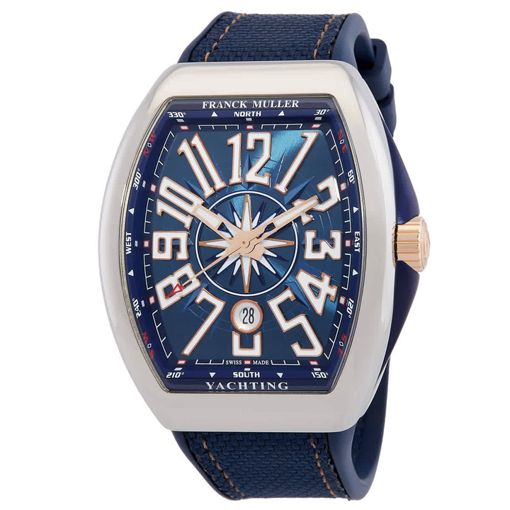 Photo: Franck Muller Vanguard Yachting Automatic Blue Dial Mens Watch V45SCDTYACHTINGSTGACBL(BLBLC5N)