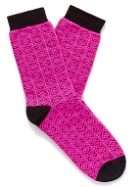 Loewe - Anagram Jacquard-Knit Socks