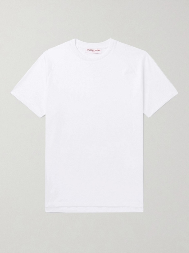 Photo: ORLEBAR BROWN - Asbury Sea Island Cotton-Jersey T-Shirt - White