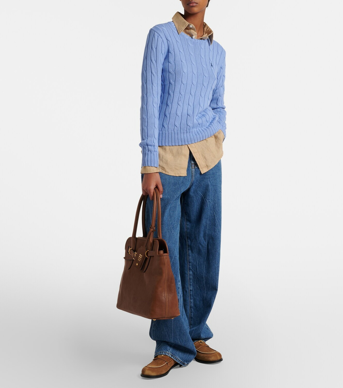 Polo Ralph Lauren Cable-knit cotton sweater