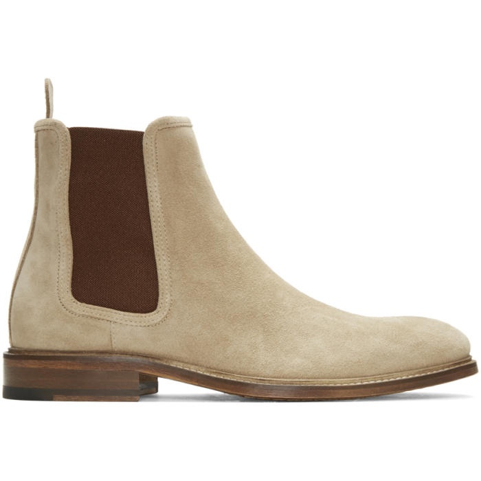 Photo: Tiger of Sweden Tan Suede Montan Chelsea Boots