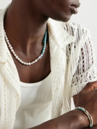 Peyote Bird - Silver Multi-Stone Beaded Necklace