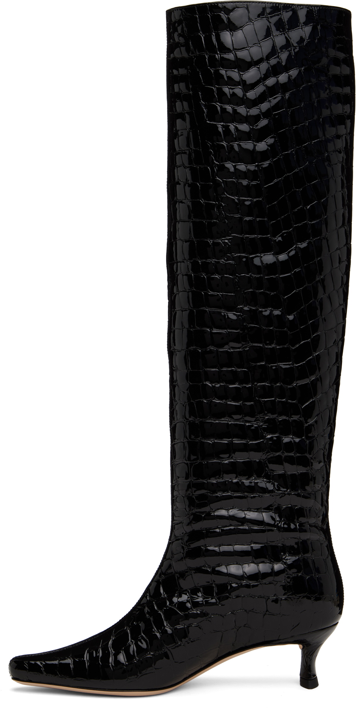 BY FAR Black Kitten Stevie 42 Tall Boots
