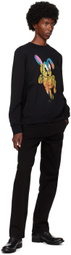PS by Paul Smith Black Graphic Sweatshirt