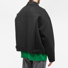 Acne Studios Men's Doverio Double Coat in Black