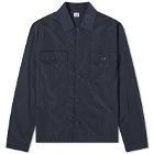 C.P. Company Men's Chrome-R Pocket Overshirt in Total Eclipse