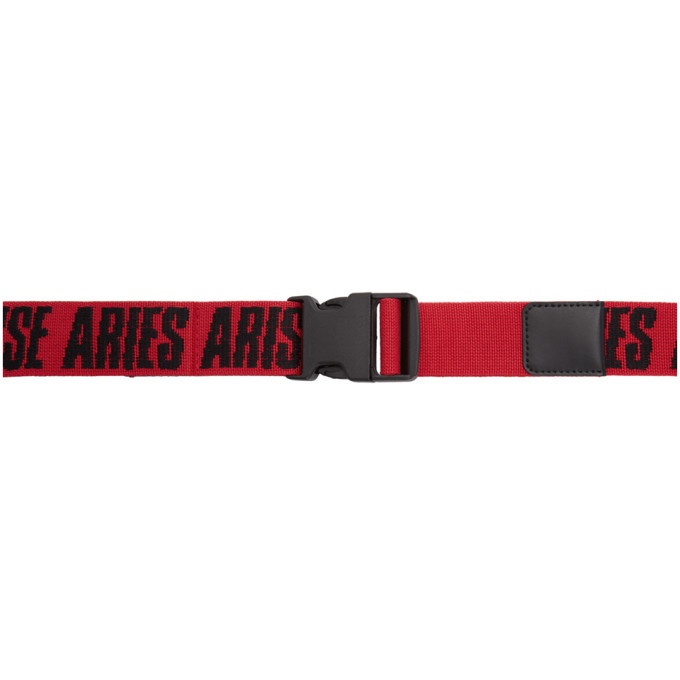 Photo: Aries Black Webbing Logo Belt