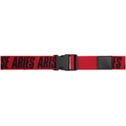 Aries Black Webbing Logo Belt