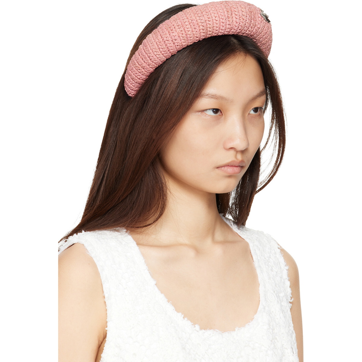 Vivienne Westwood Pink Raffia Headband