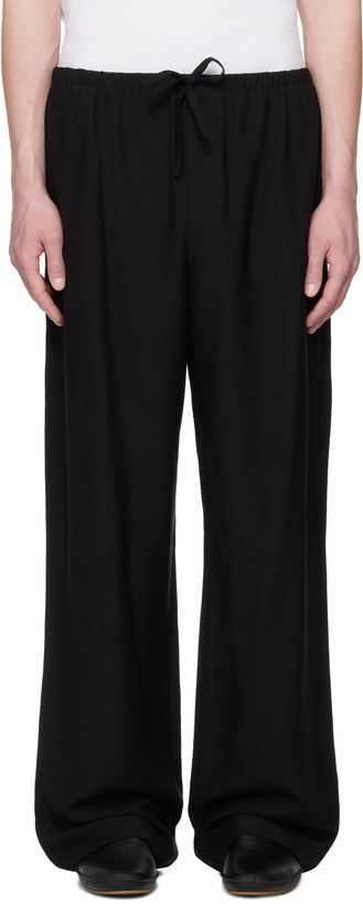 Photo: The Row Black Xon Trousers