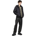 Moncler Black Verith Hooded Short Down Jacket