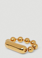 Ball Chain Ring in Gold