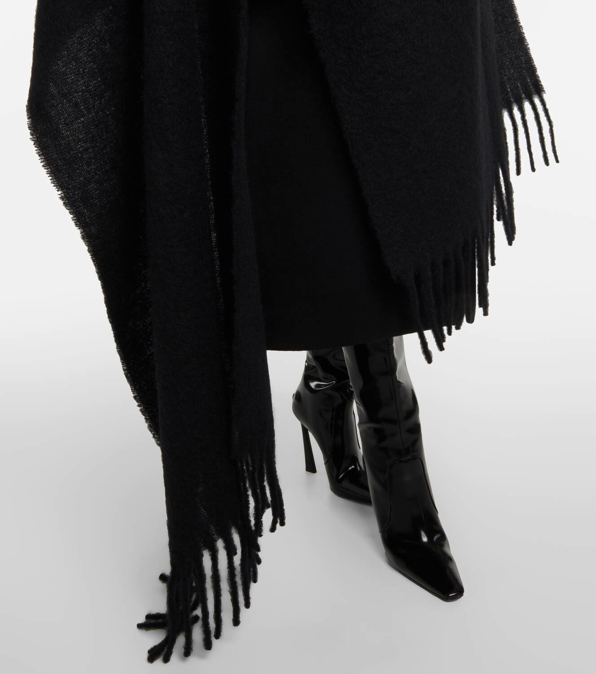 Saint Laurent Wool-blend scarf