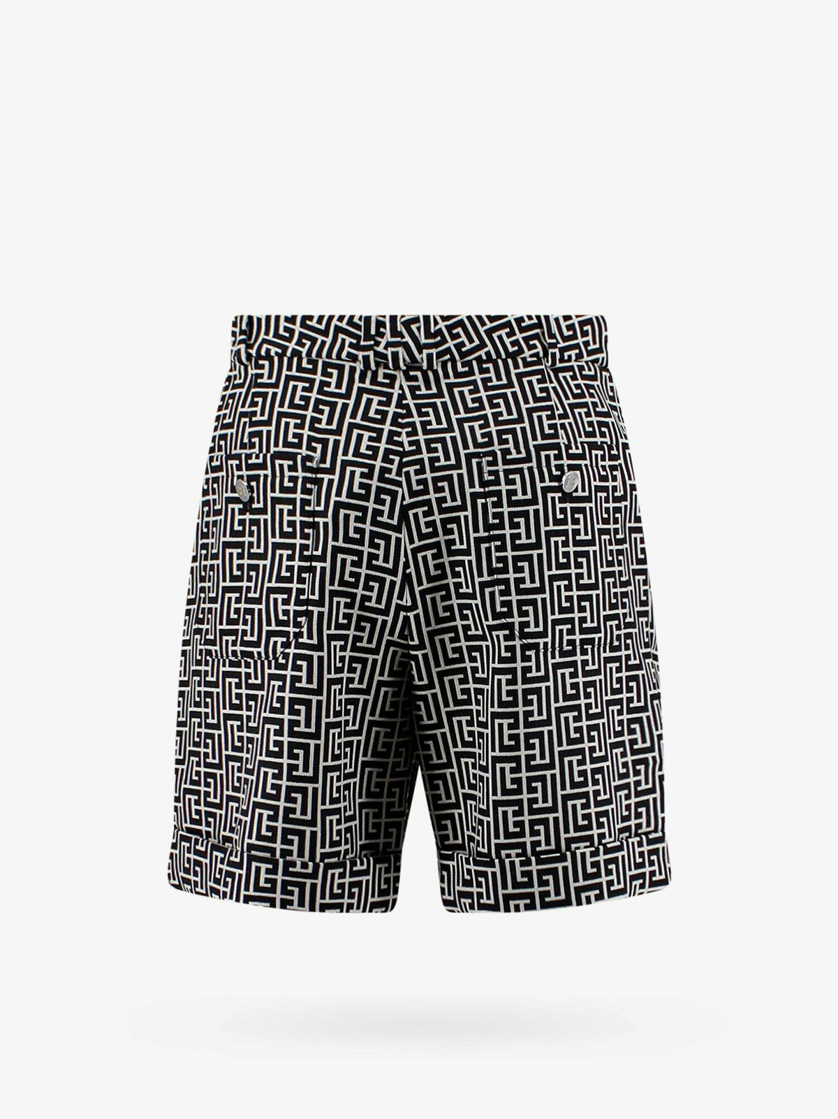 Balmain Bermuda Shorts Black Mens Balmain