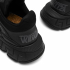 Versace Men's Baroque Trigreca Sneakers in Black/Anthracite