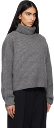 arch4 Gray Delphine Chunky Turtleneck