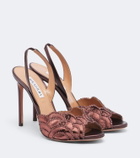 Aquazzura Ce Soir embellished leather sandals