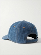 Burberry - Logo-Embroidered Denim Baseball Cap - Blue