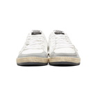 Golden Goose White and Grey Ball Star Sneakers