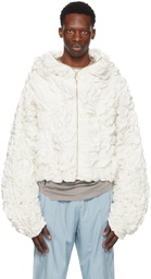 Tondolo White Morel Scrunched Jacket