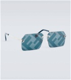 Fendi Fendi Sky rectangular sunglasses