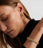 David Yurman DY Mercer® Triple 18kt gold earrings with diamonds