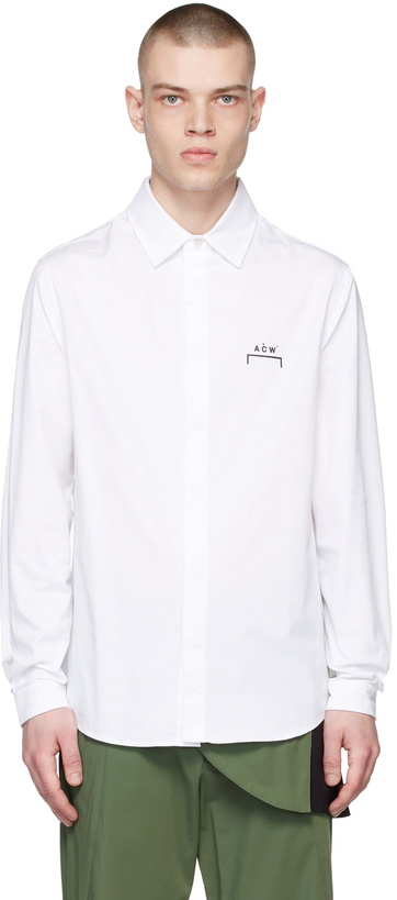 Photo: A-COLD-WALL* White Pawson Shirt