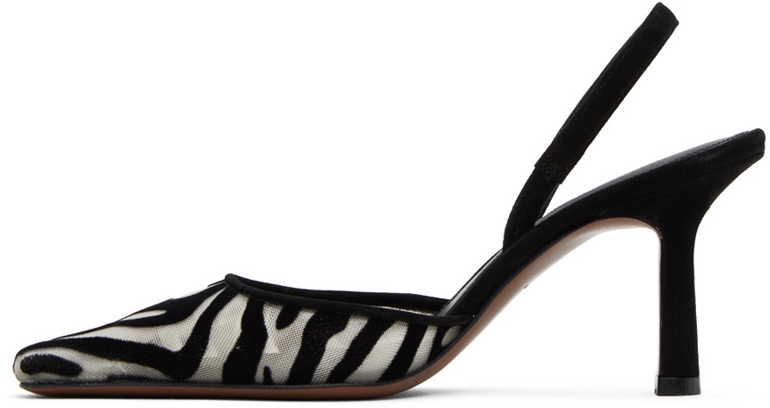 NEOUS Black & White Bella Heels