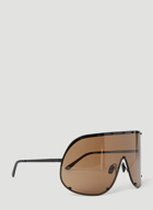 Rick Owens - Shield Sunglasses in Black