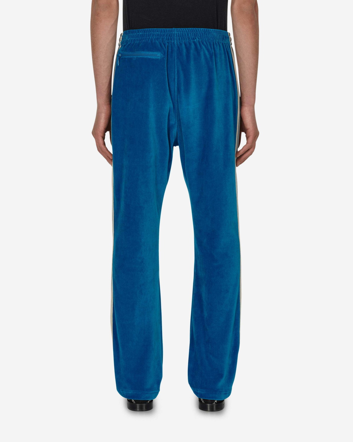 NEEDLES NARROW TRACK PANT C/PE VELOUR