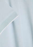 Boss Thompson Waffle Cotton T-shirt Blue