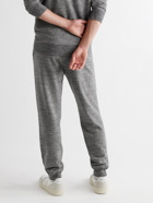 De Bonne Facture - Tapered Cotton-Jersey Sweatpants - Gray