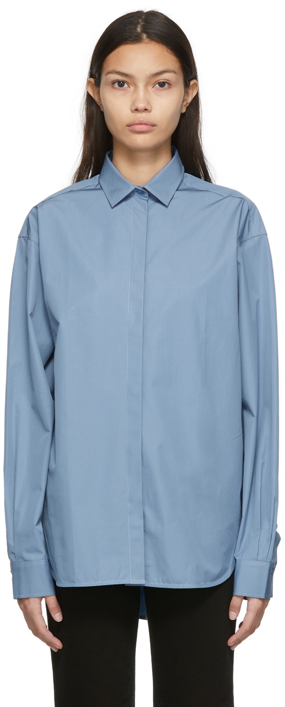 Totême Blue Poplin Shirt Toteme