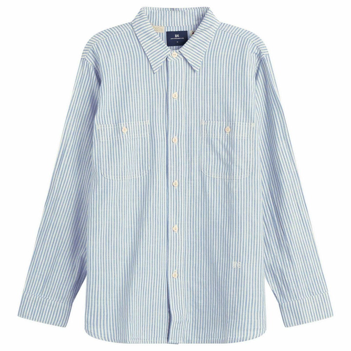 Photo: Levi's Men's Blue Tab Work Shirt in Blue Light Chambray