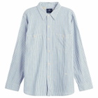 Levi's Men's Blue Tab Work Shirt in Blue Light Chambray