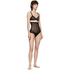 Wolford Black Tulle Control Briefs