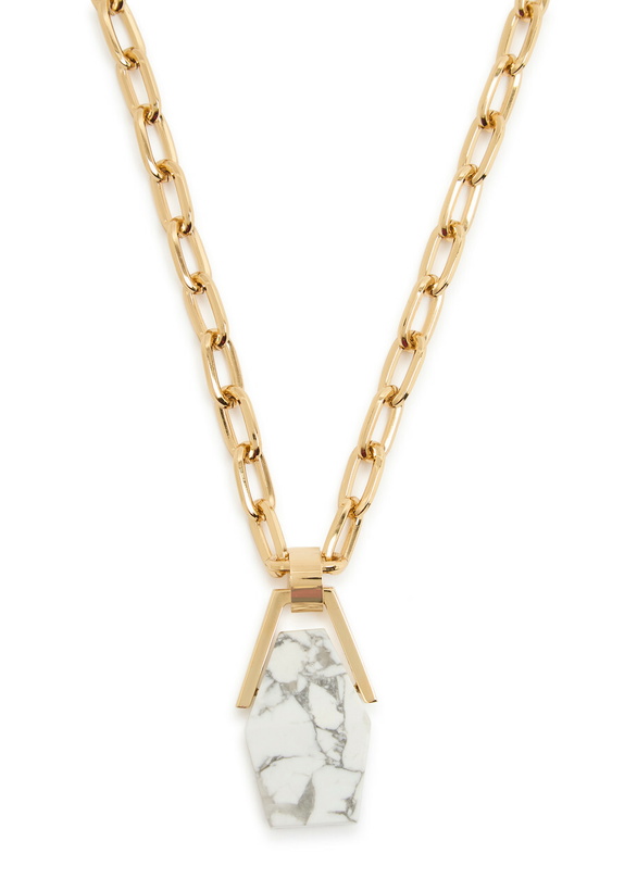 Photo: LA Double J Portal 24kt Gold-plated Necklace - One Size