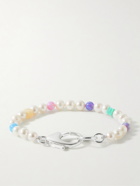 Hatton Labs - Opal Fruits Sterling Silver Pearl Bracelet - White